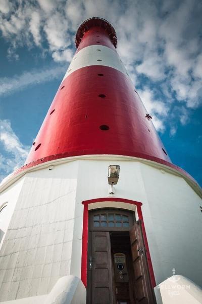 Der Pellwormer Leuchtturm ist das Wahrzeichen der Insel